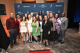 Social Health Award winners with a few family members